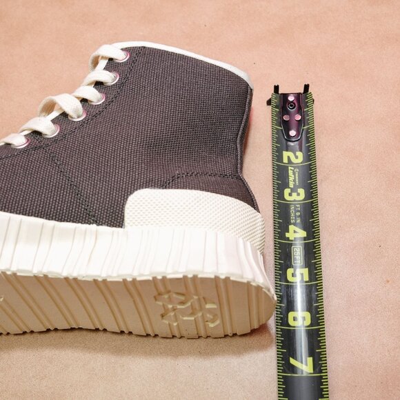 Camperlab Women Gender Dark Gray Canvas High Top Bootie Sneakers 8.5US EUR39 - Picture 6 of 8